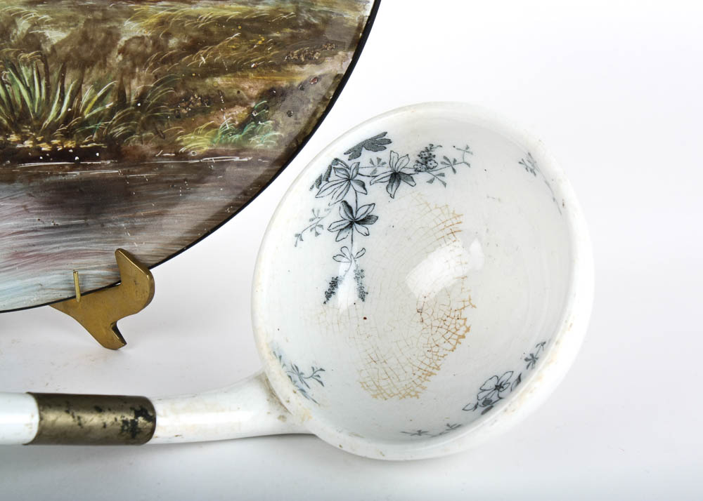 Collected Antique Decorative Hand Painted Porcelain Pieces