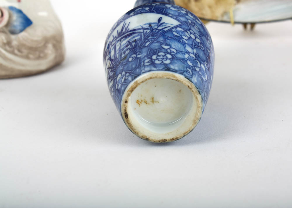 Collected Antique Decorative Hand Painted Porcelain Pieces