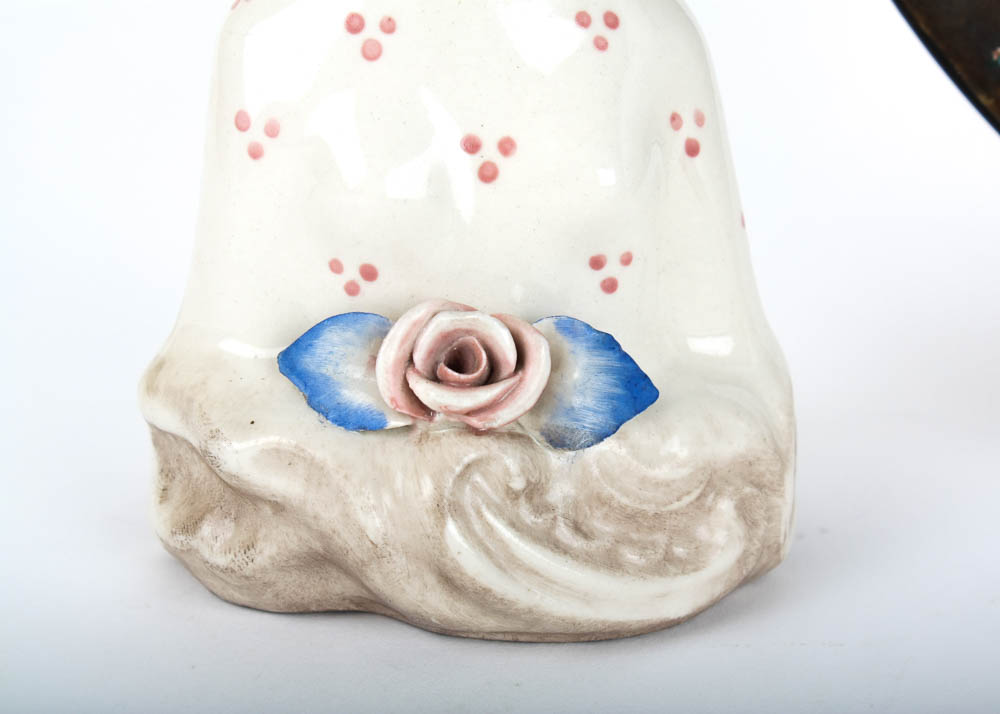 Collected Antique Decorative Hand Painted Porcelain Pieces