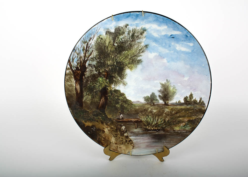 Collected Antique Decorative Hand Painted Porcelain Pieces