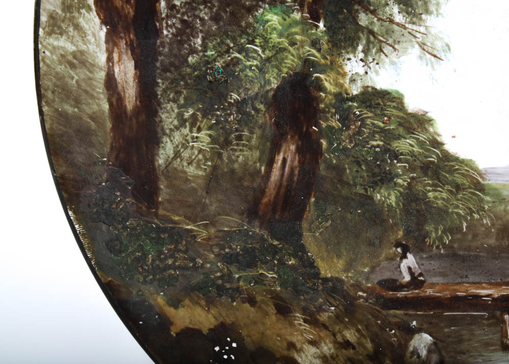 Collected Antique Decorative Hand Painted Porcelain Pieces