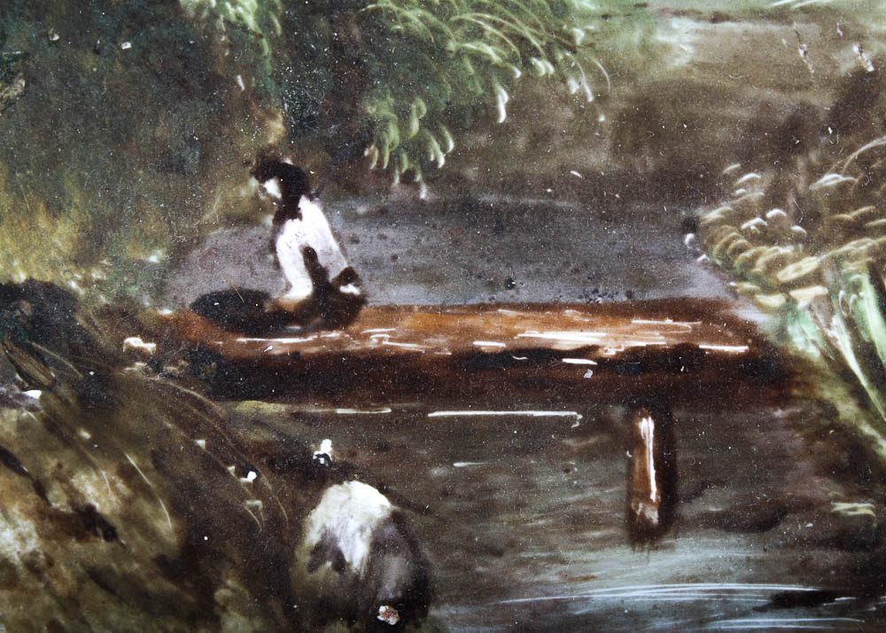 Collected Antique Decorative Hand Painted Porcelain Pieces