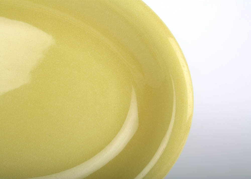 Vintage Sterling China by Russel Wright Chop Plates and Oval Platter