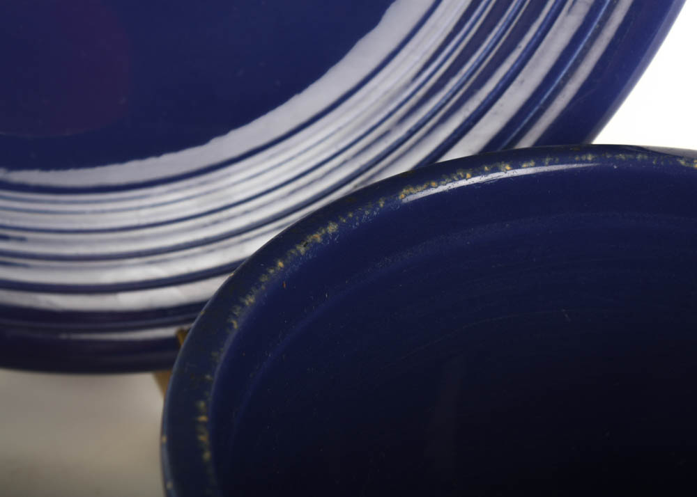 Vintage Fiestaware Planter and Table Pieces