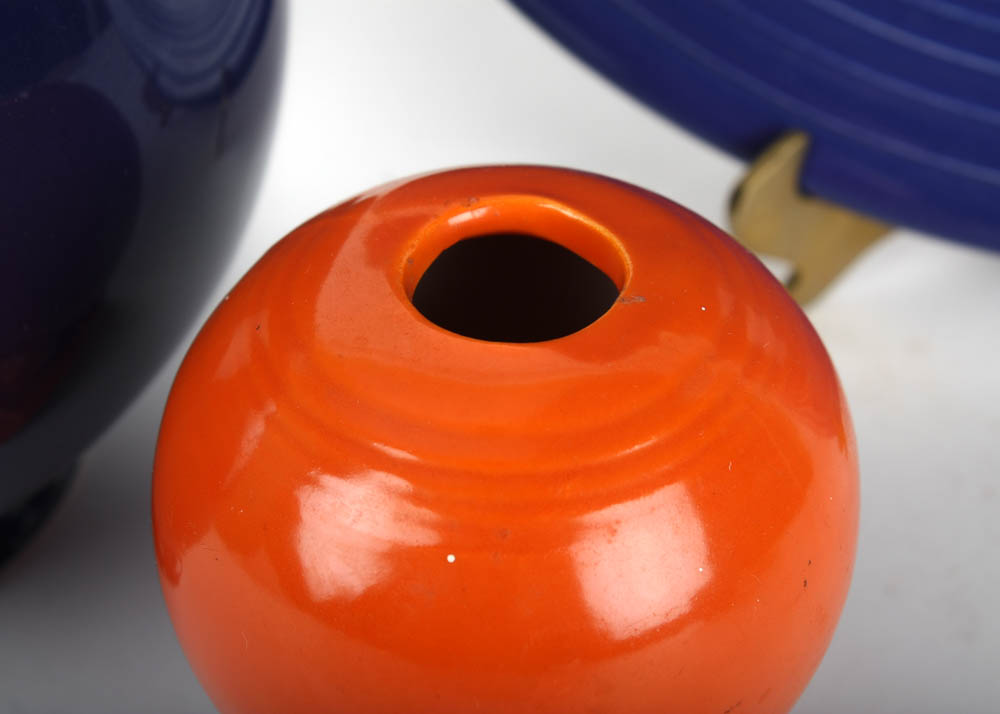 Vintage Fiestaware Planter and Table Pieces