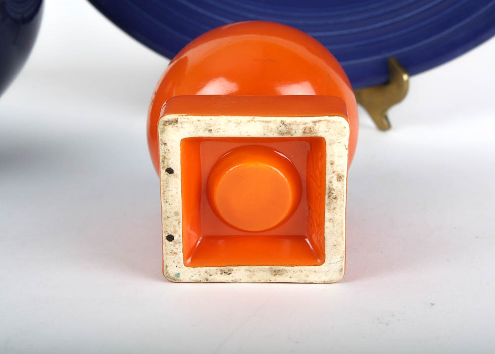 Vintage Fiestaware Planter and Table Pieces