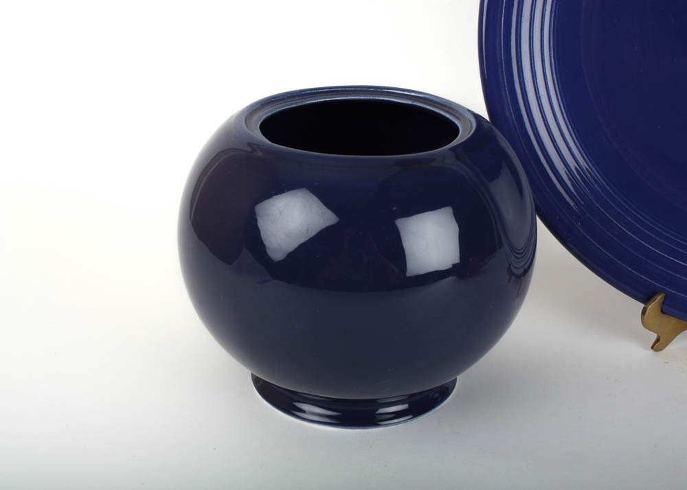 Vintage Fiestaware Planter and Table Pieces