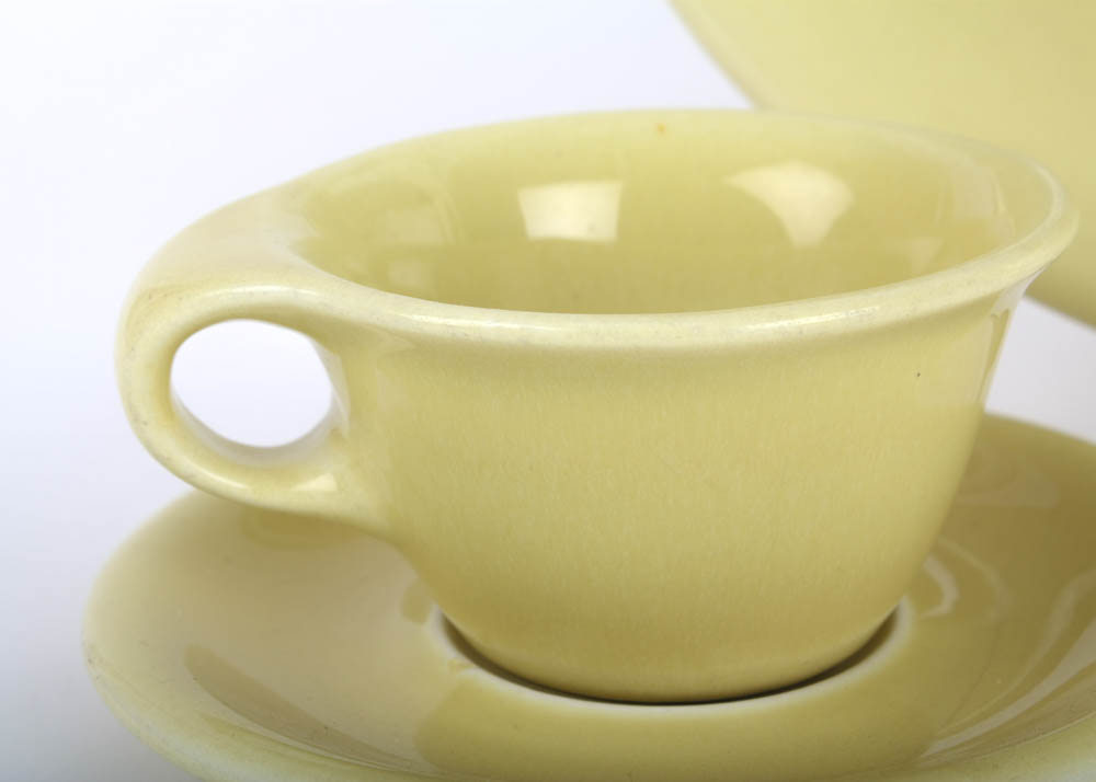 Straw Yellow Tableware by Russel Wright for Sterling China