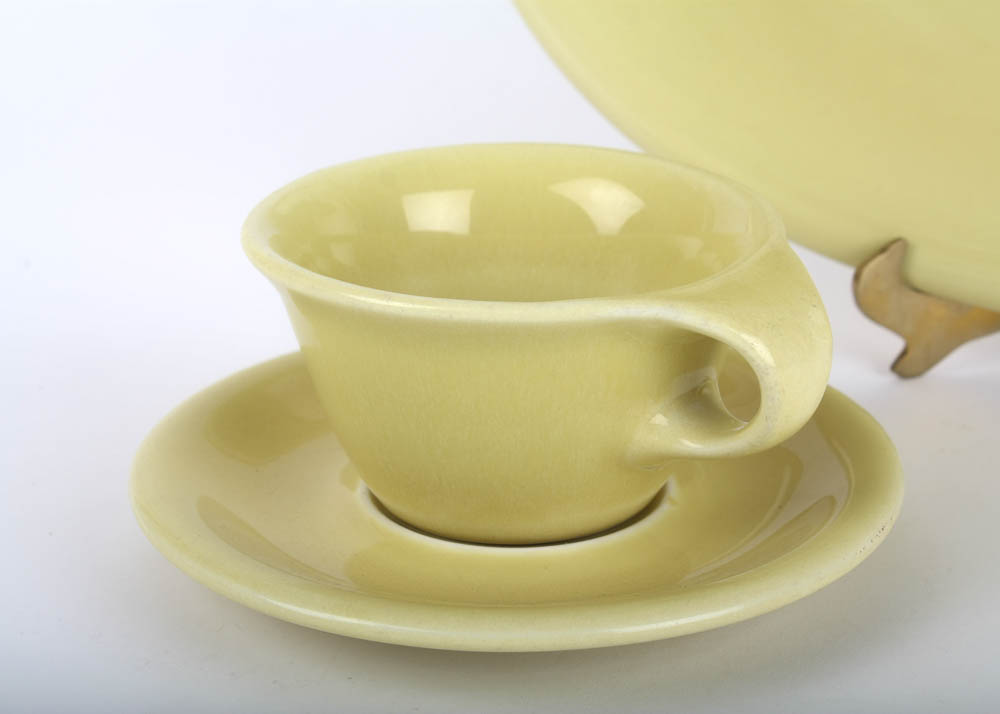 Straw Yellow Tableware by Russel Wright for Sterling China
