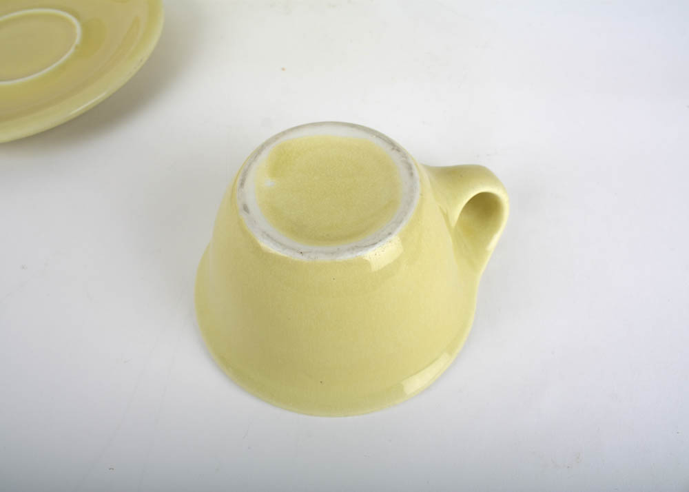 Straw Yellow Tableware by Russel Wright for Sterling China