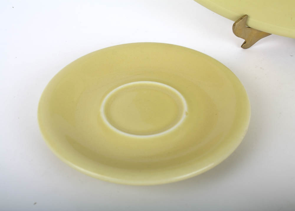 Straw Yellow Tableware by Russel Wright for Sterling China