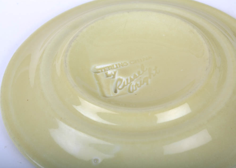 Straw Yellow Tableware by Russel Wright for Sterling China