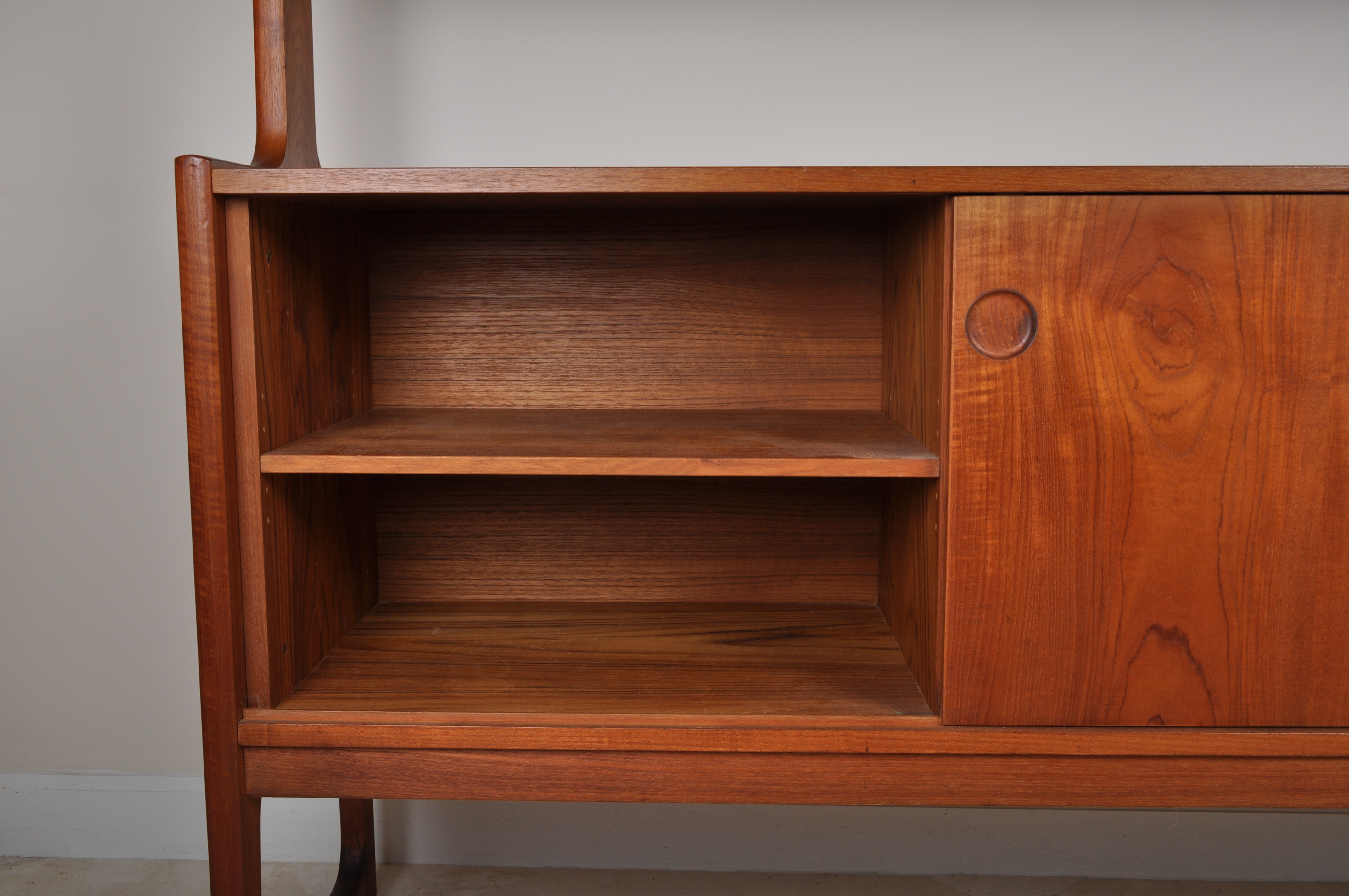 Leo H. Spivack Danish Modern Sideboard with China Hutch