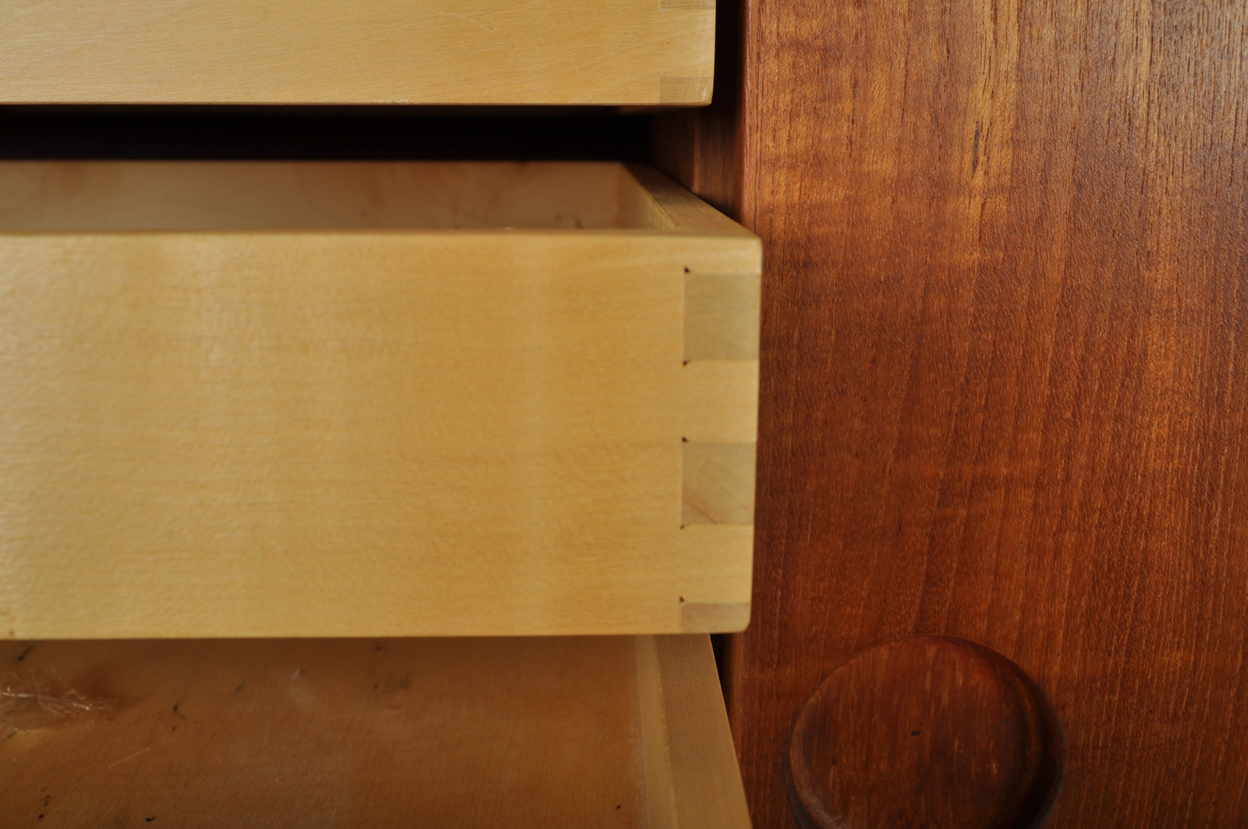 Leo H. Spivack Danish Modern Sideboard with China Hutch