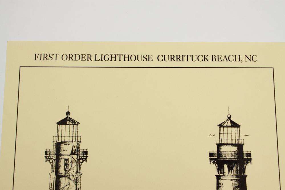 Collection of First Order Lighthouse Plans Prints