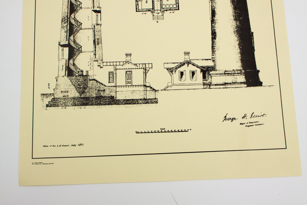 Collection of First Order Lighthouse Plans Prints
