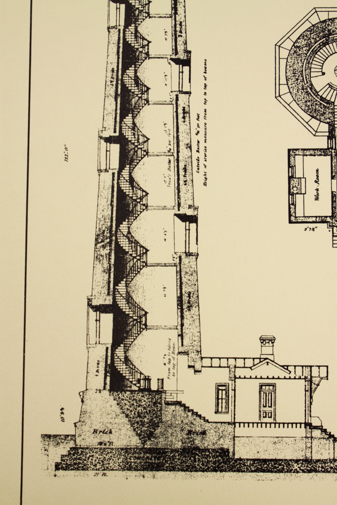 Collection of First Order Lighthouse Plans Prints