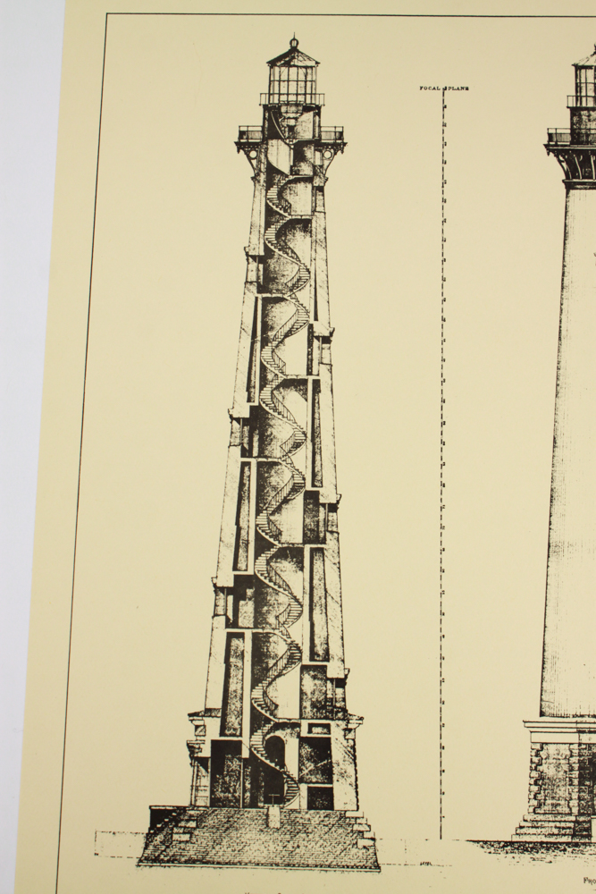 Collection of First Order Lighthouse Plans Prints