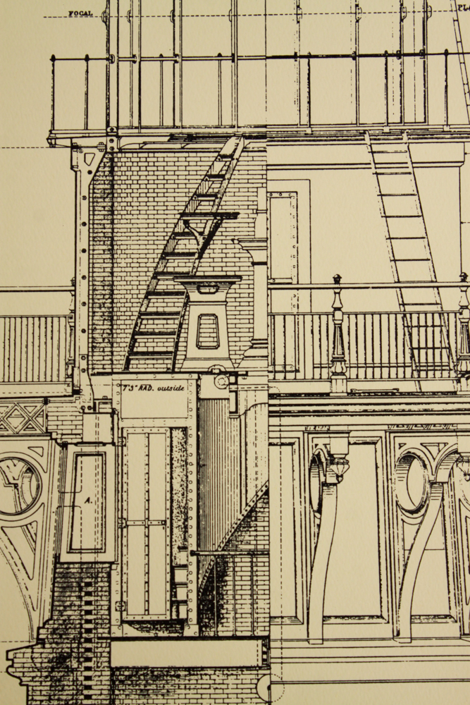 Collection of First Order Lighthouse Plans Prints