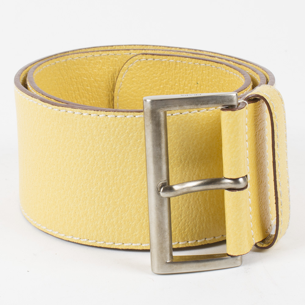 Prada Yellow Belt