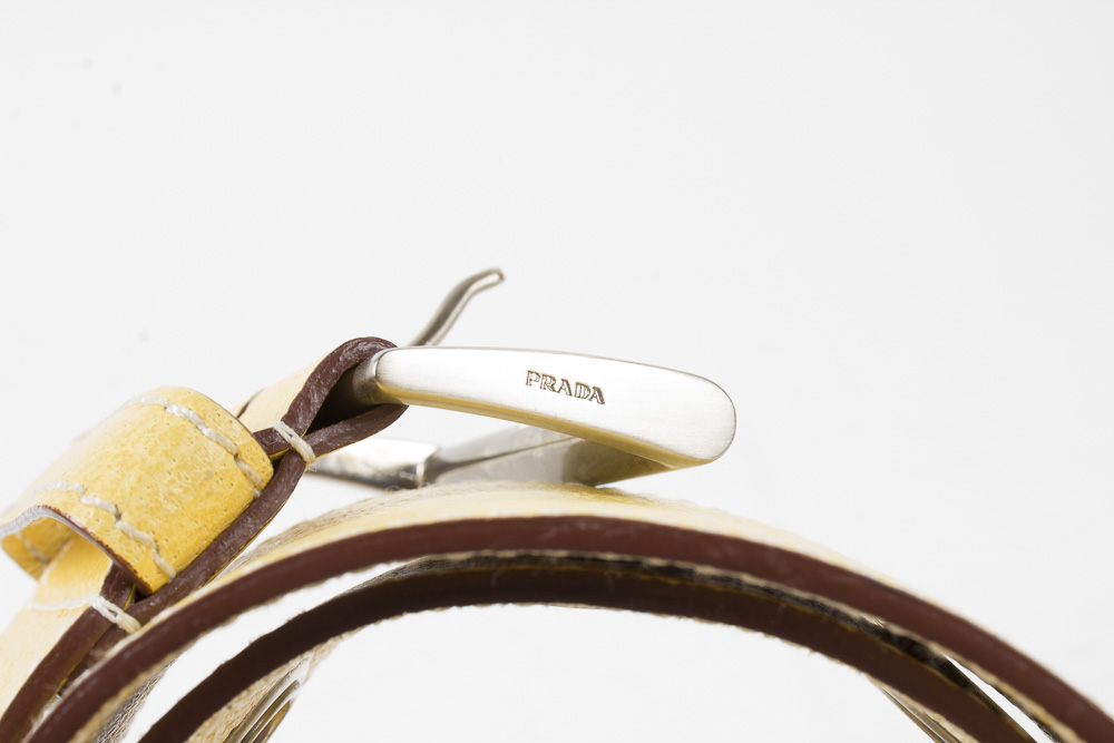 Prada Yellow Belt