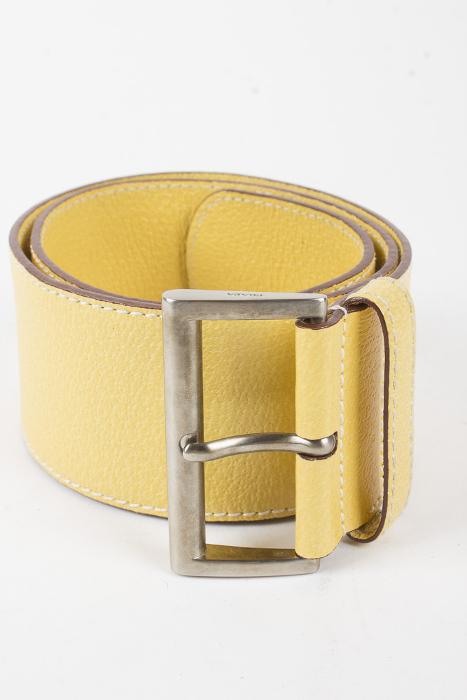 Prada Yellow Belt