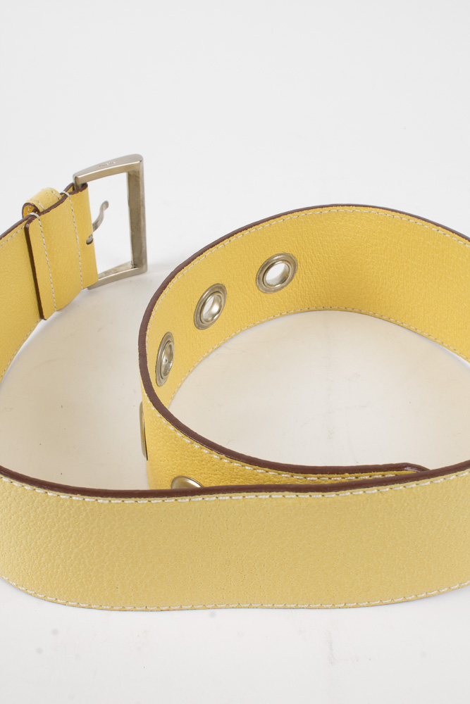 Prada Yellow Belt