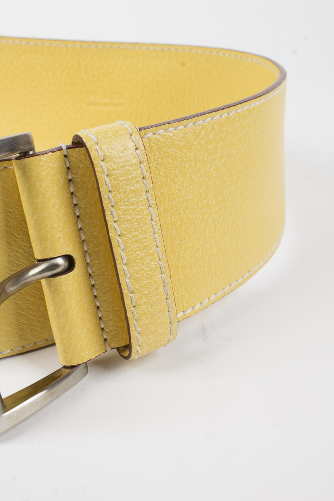 Prada Yellow Belt