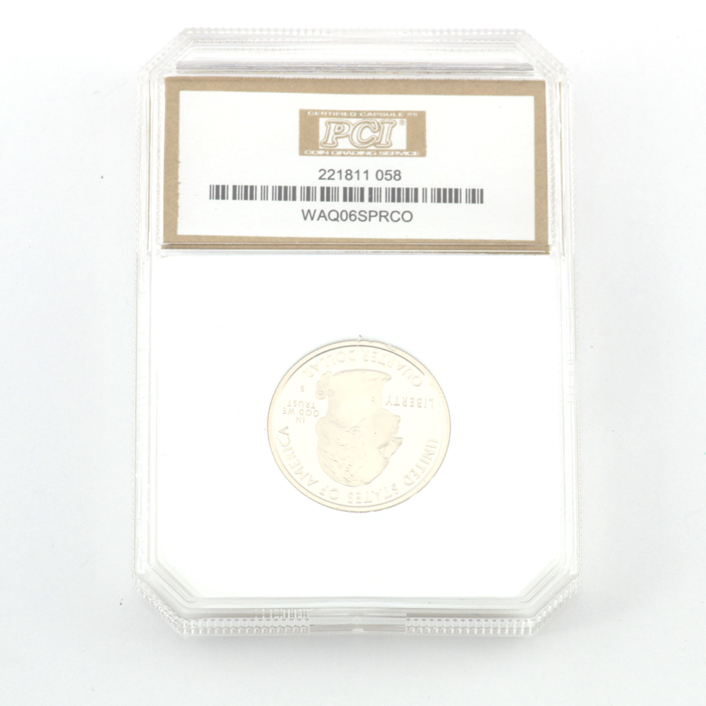 Encapsulated 2006 Graded Quarter Proof Coin