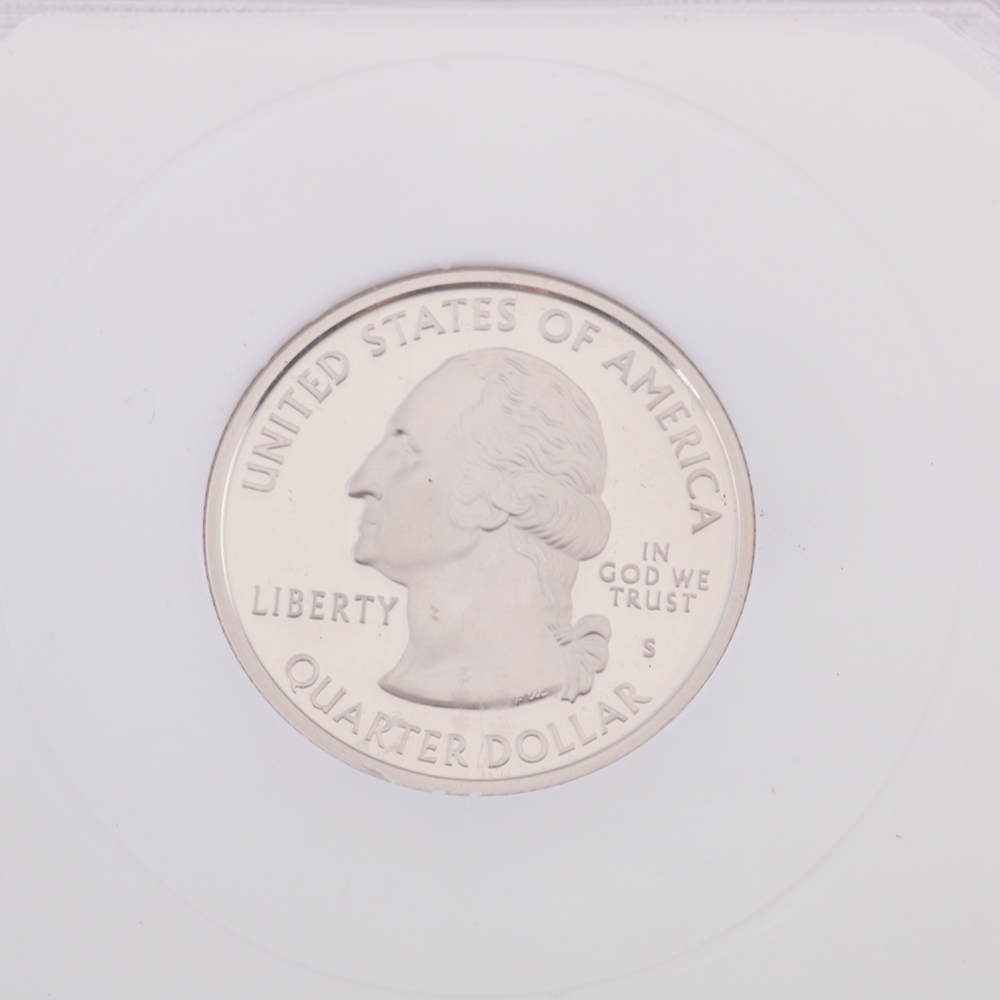Encapsulated 2006 Graded Quarter Proof Coin