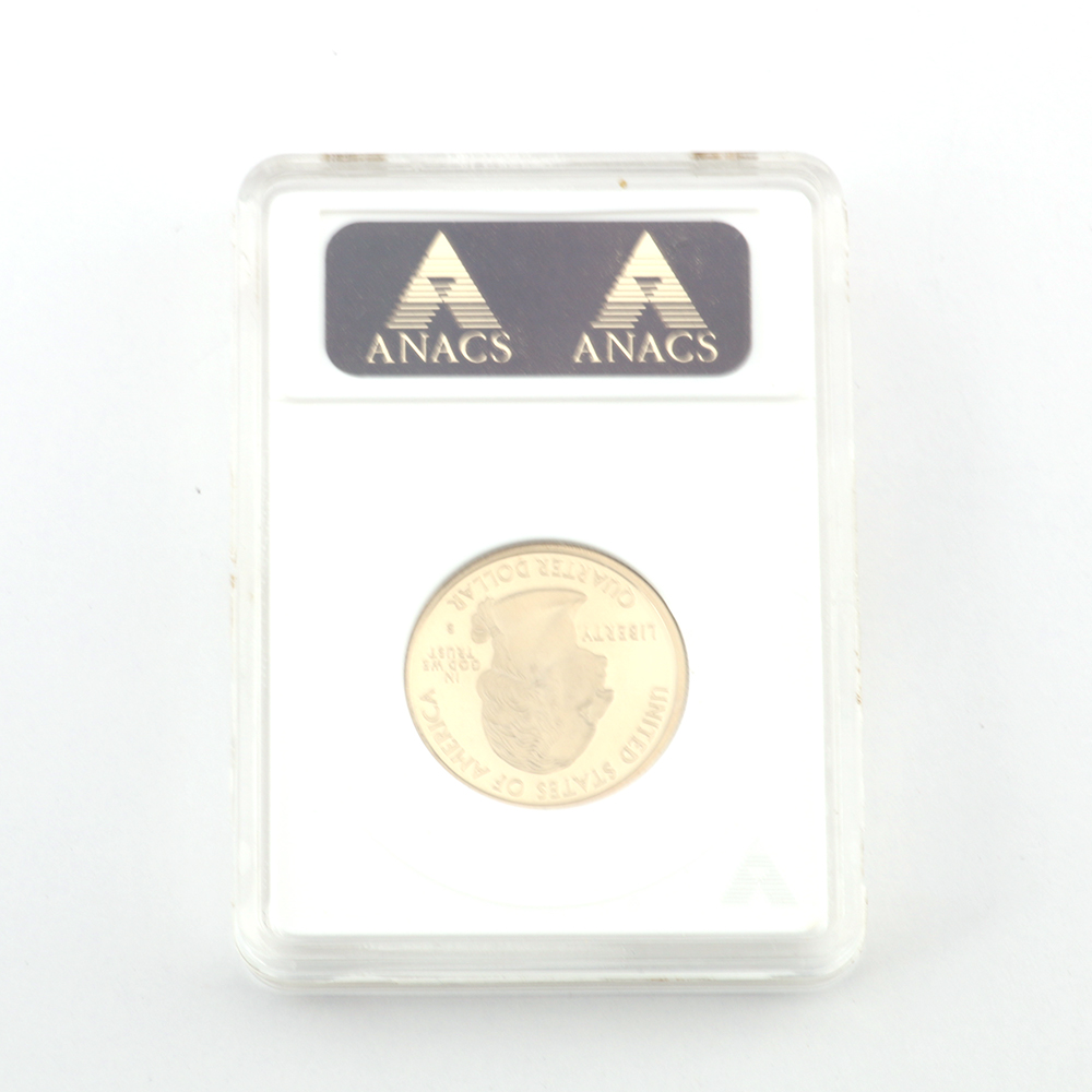 Encapsulated 2002 Graded Ohio Quarter Proof Coin