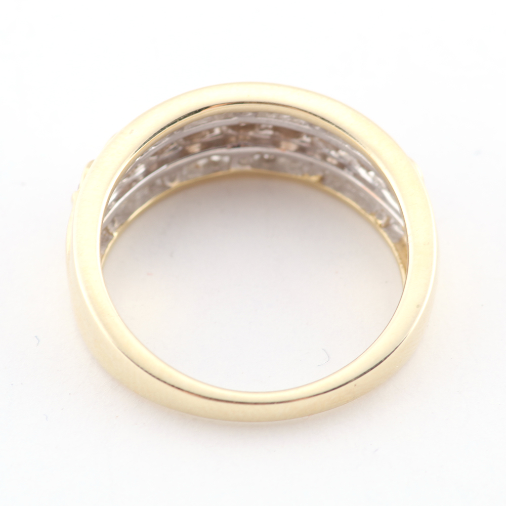 Cognac Diamond 10K Ring