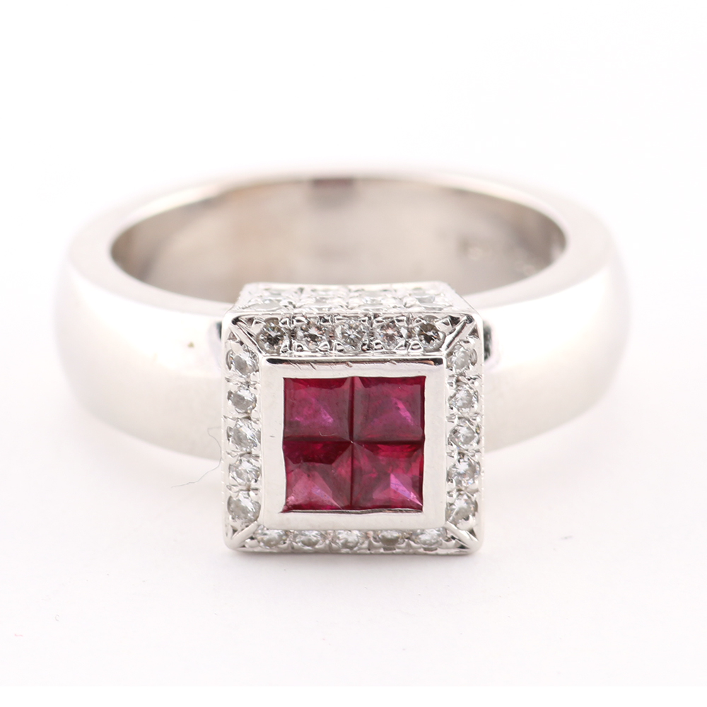Ruby and Diamond Tycoon 18K Gold RIng