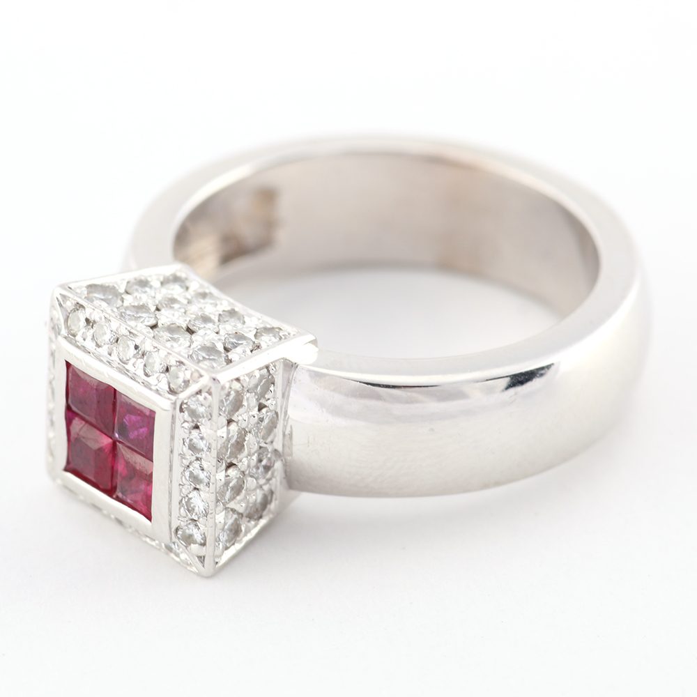 Ruby and Diamond Tycoon 18K Gold RIng