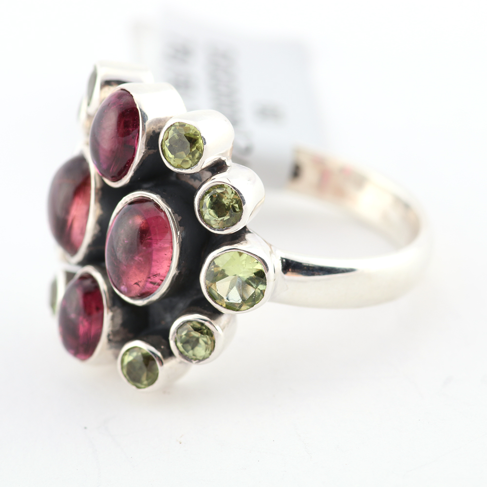 Sterling Silver and Rhinestone Ring