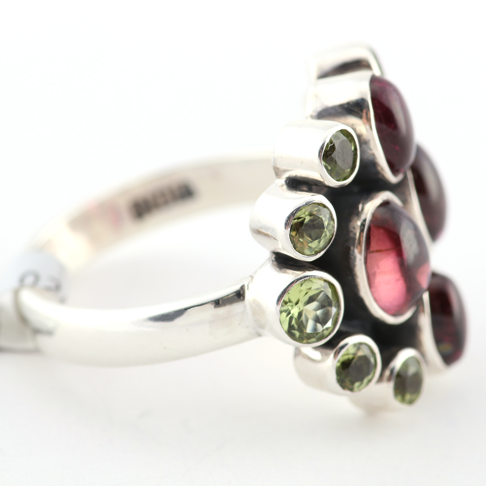 Sterling Silver and Rhinestone Ring