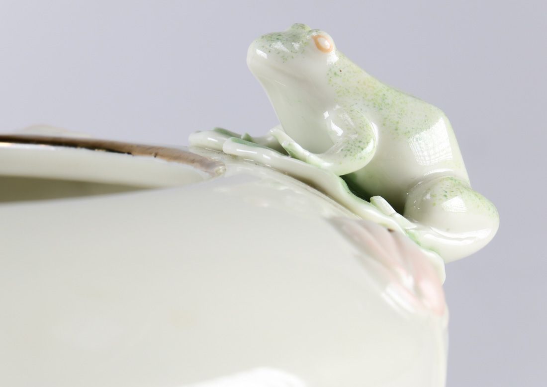 Collection of Lenox Fine Ivory Frog Themed China
