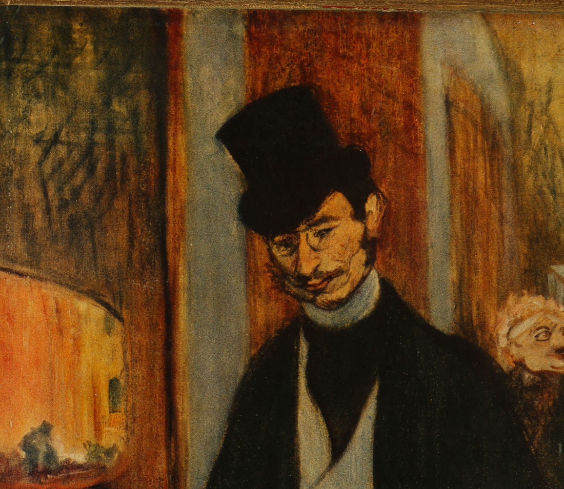 Two Fratelli Alinari Lithographic Prints On Wood after Cezanne