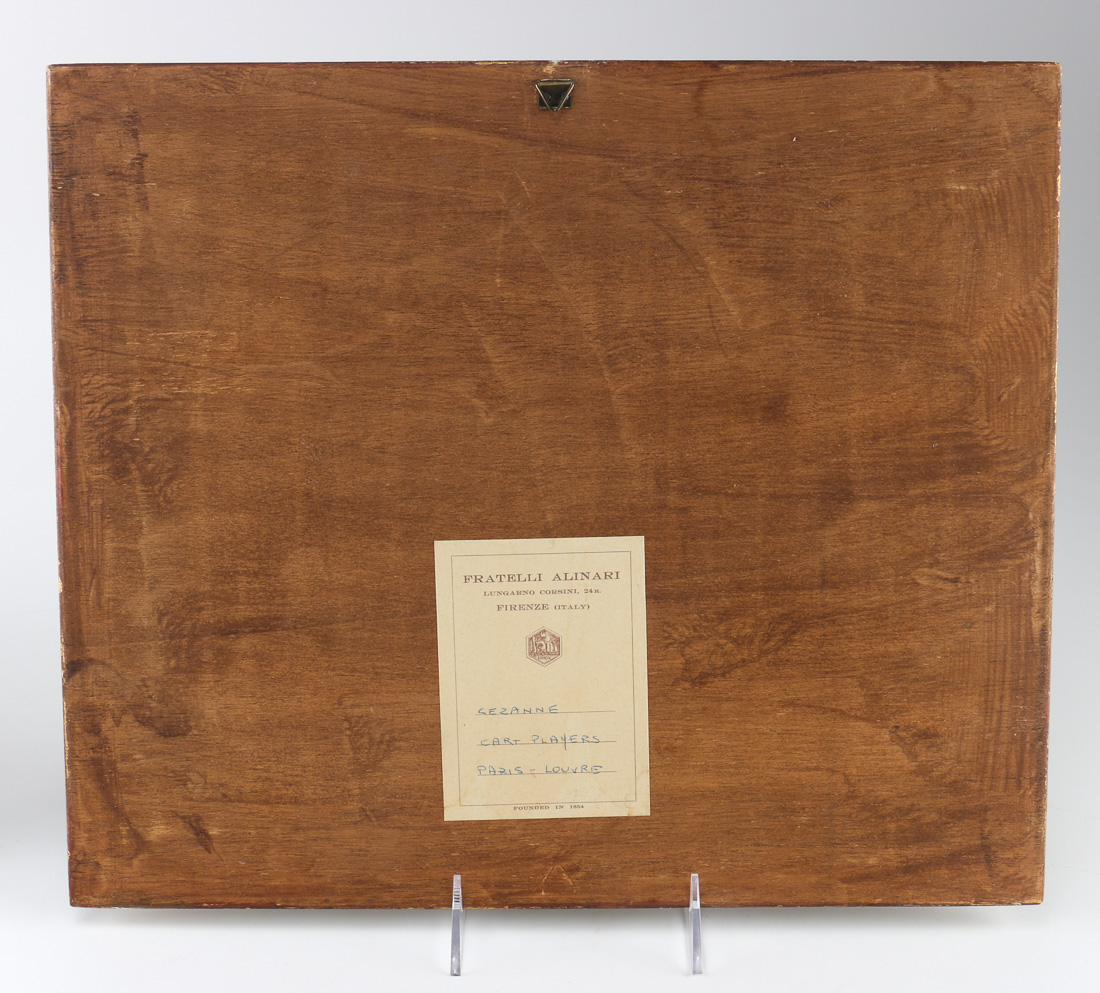 Two Fratelli Alinari Lithographic Prints On Wood after Cezanne