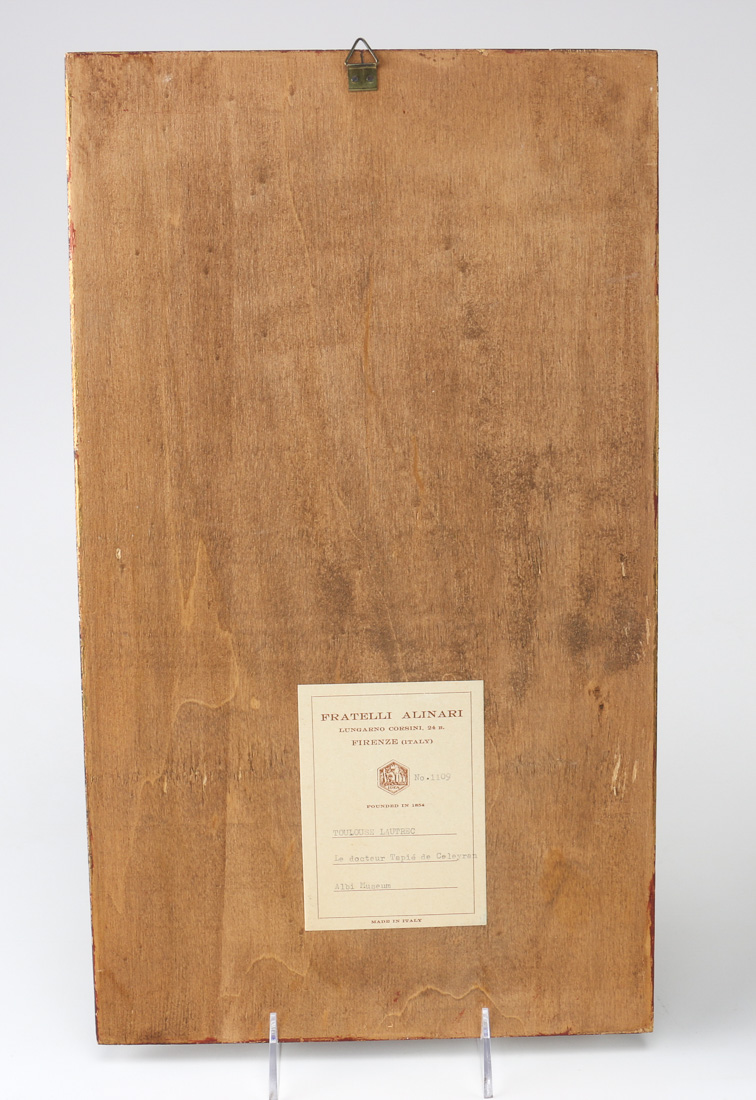 Two Fratelli Alinari Lithographic Prints On Wood after Cezanne