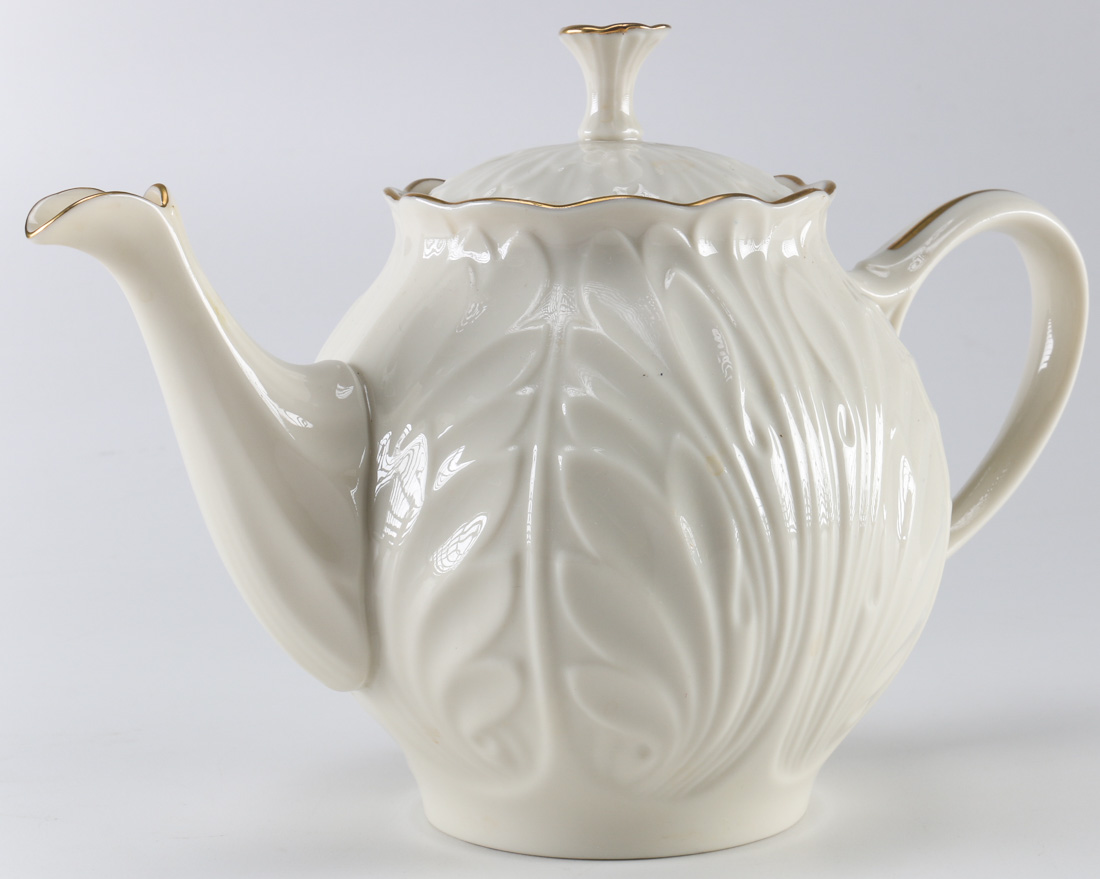 Vintage Lenox Teapot With Salt and Pepper Shakers