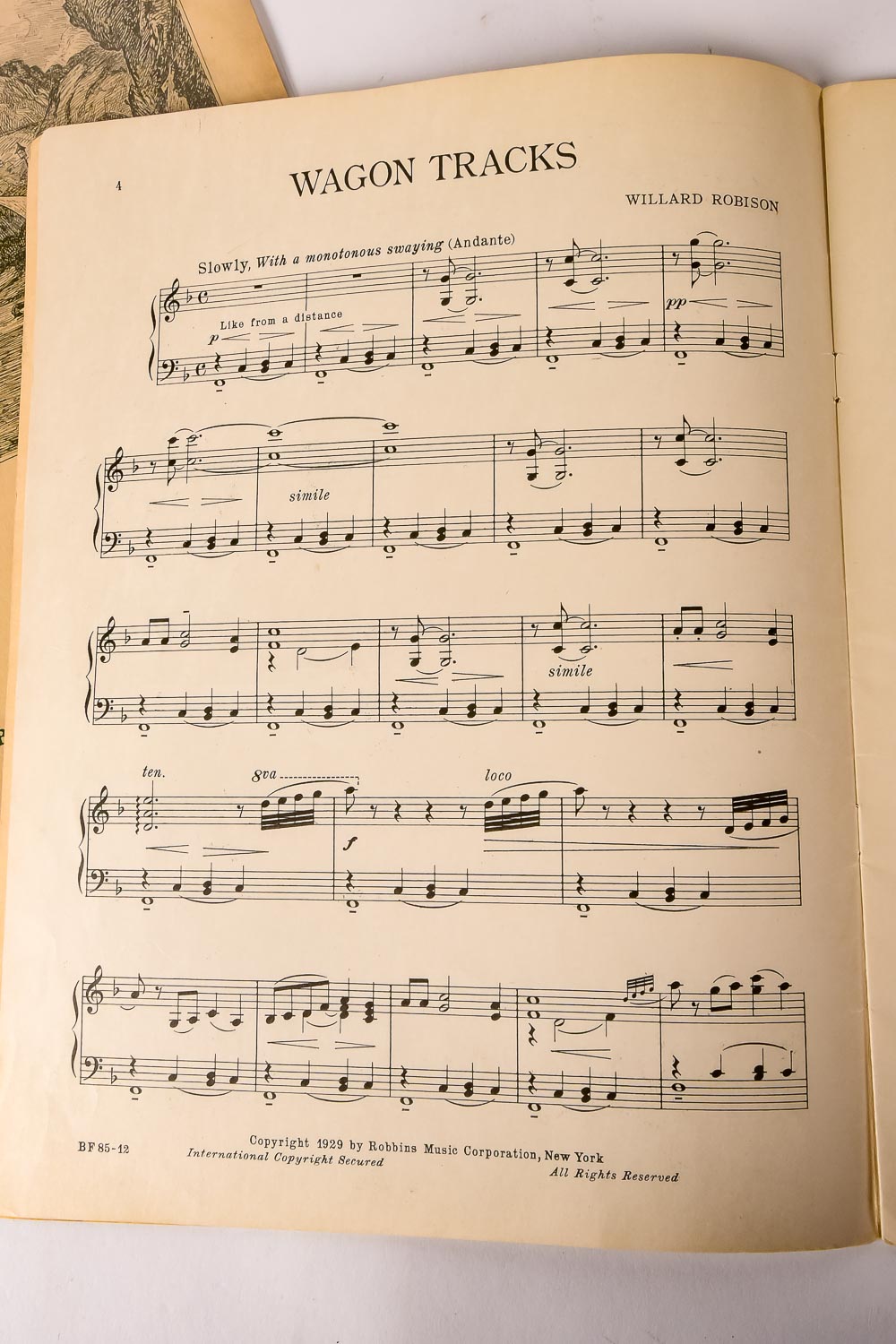 Willard Robison Autographed Sheet Music