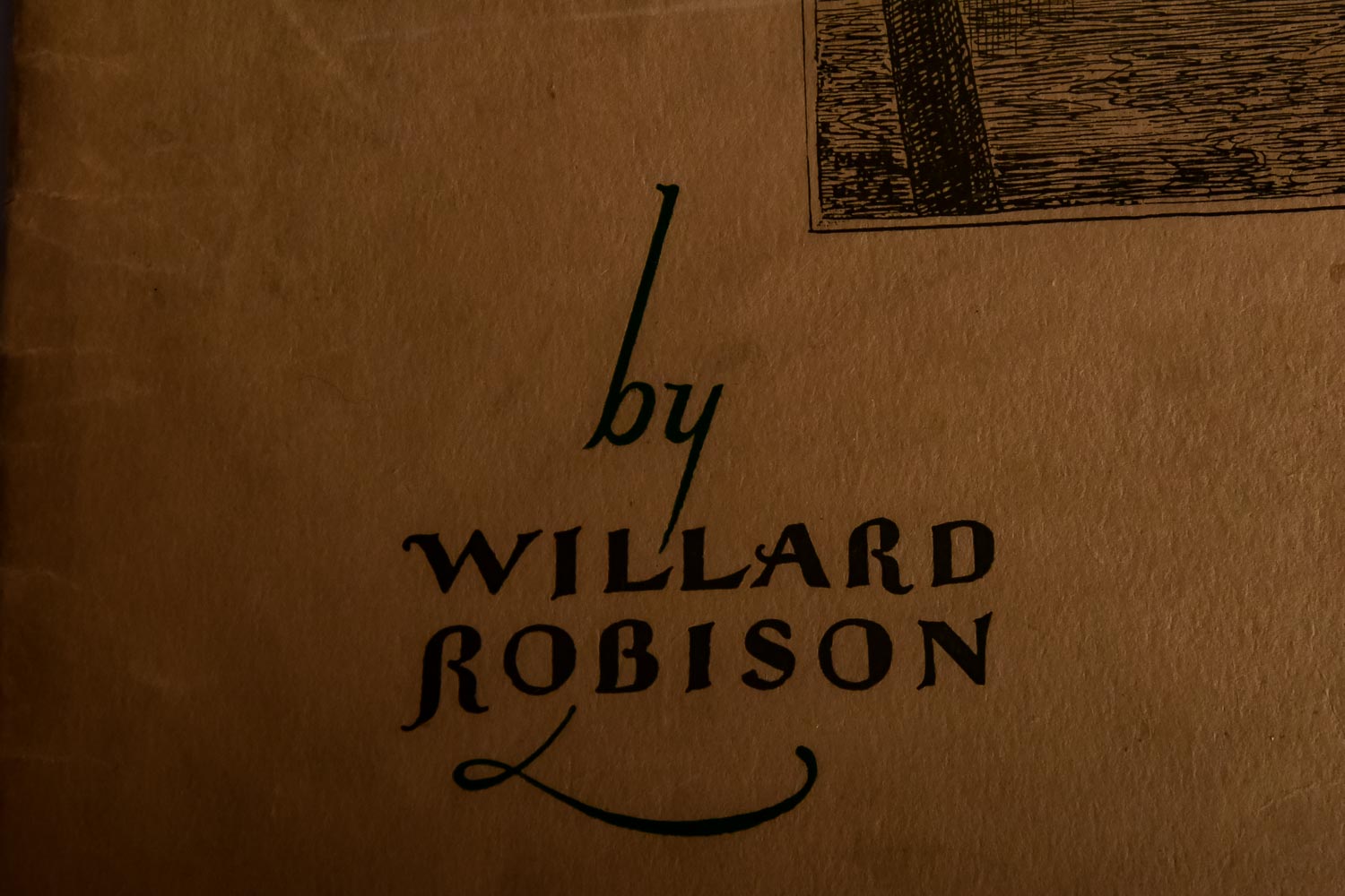 Willard Robison Autographed Sheet Music