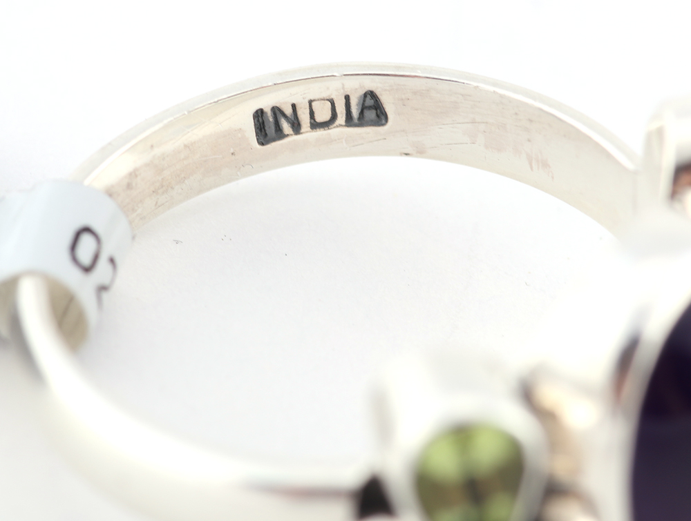 Sterling Silver and Moonstone Ring