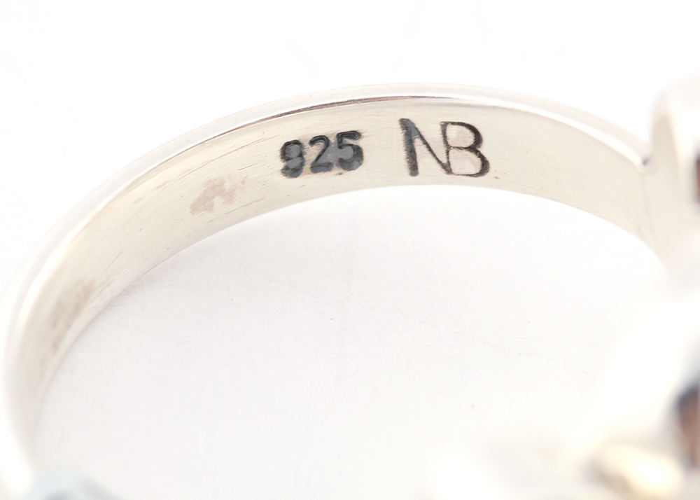 Sterling Silver and Moonstone Ring