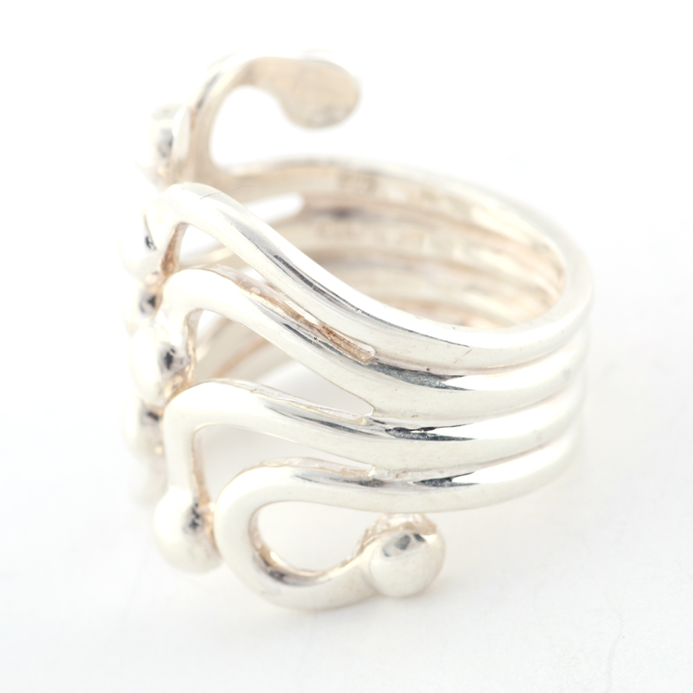 Scrolling Sterling Silver Ring