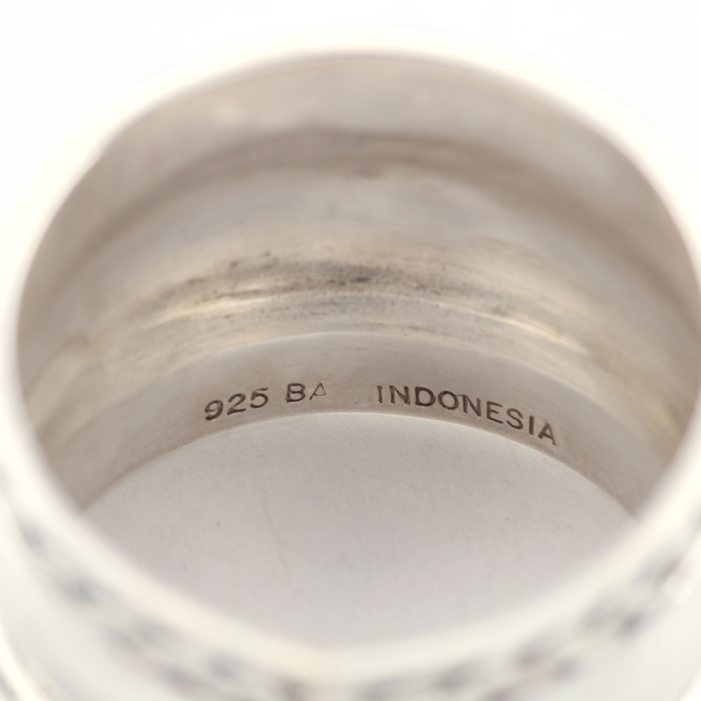 Sterling Silver Ring with Braided Designs