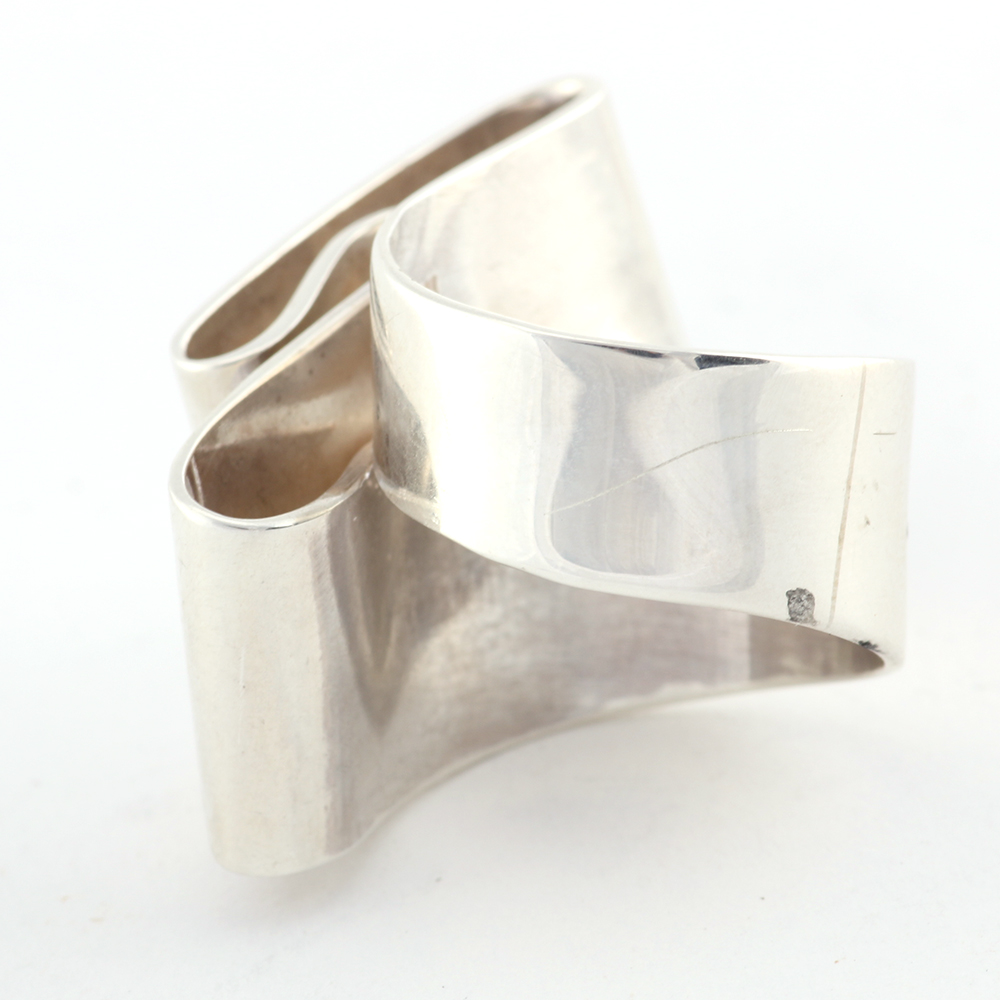 Sterling Silver Abstract Ring