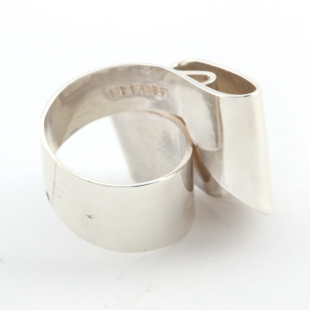 Sterling Silver Abstract Ring