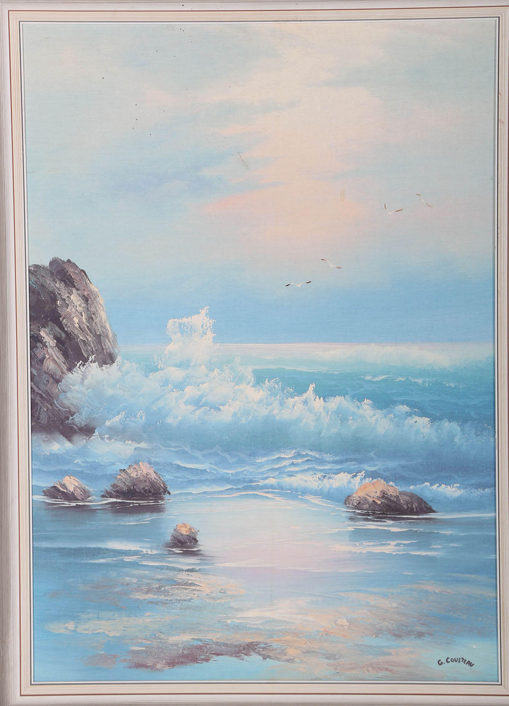 G. Cousteau Seascape Offset Lithograph